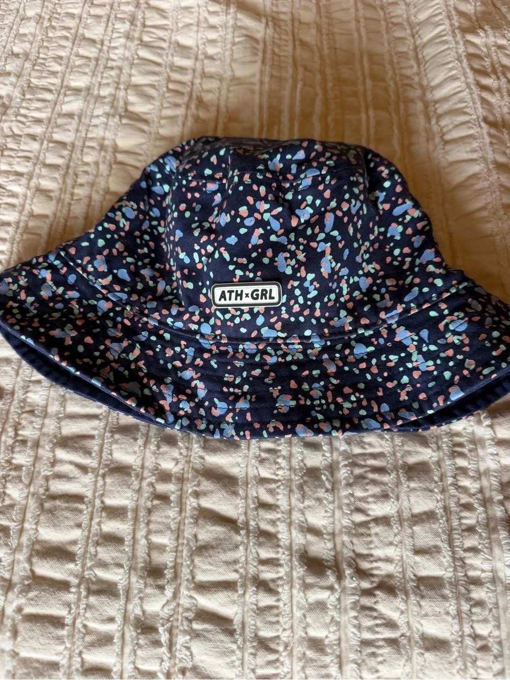 Athleta Girl Reversible Navy Bucket Hat